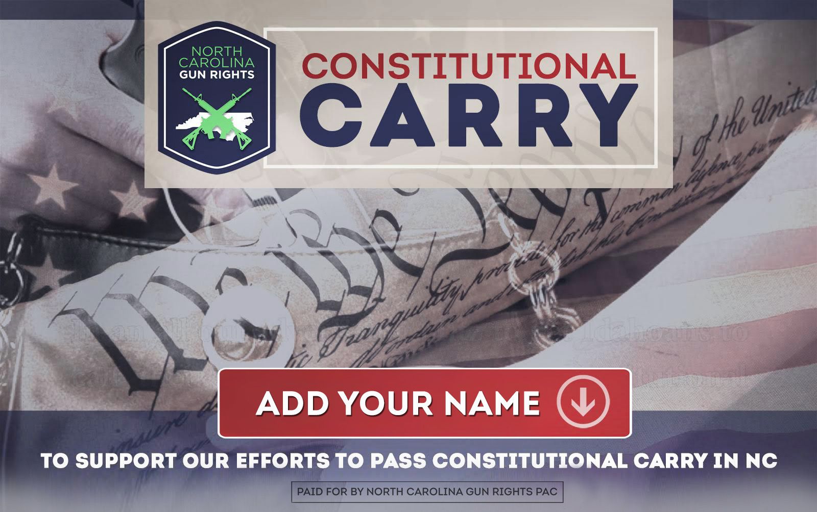 Sign your NC Gun Rights Constitutional Carry Petition