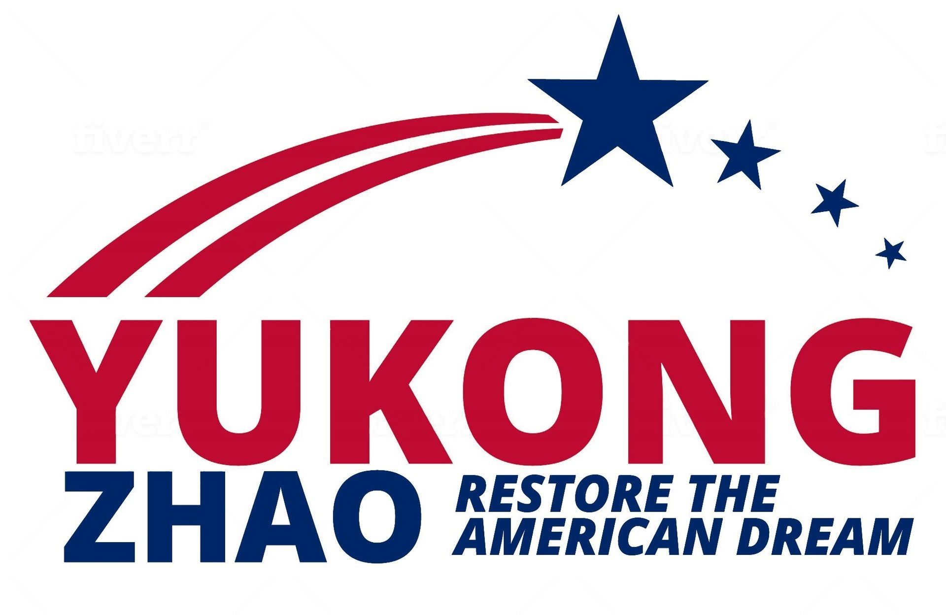 Logo american flag color