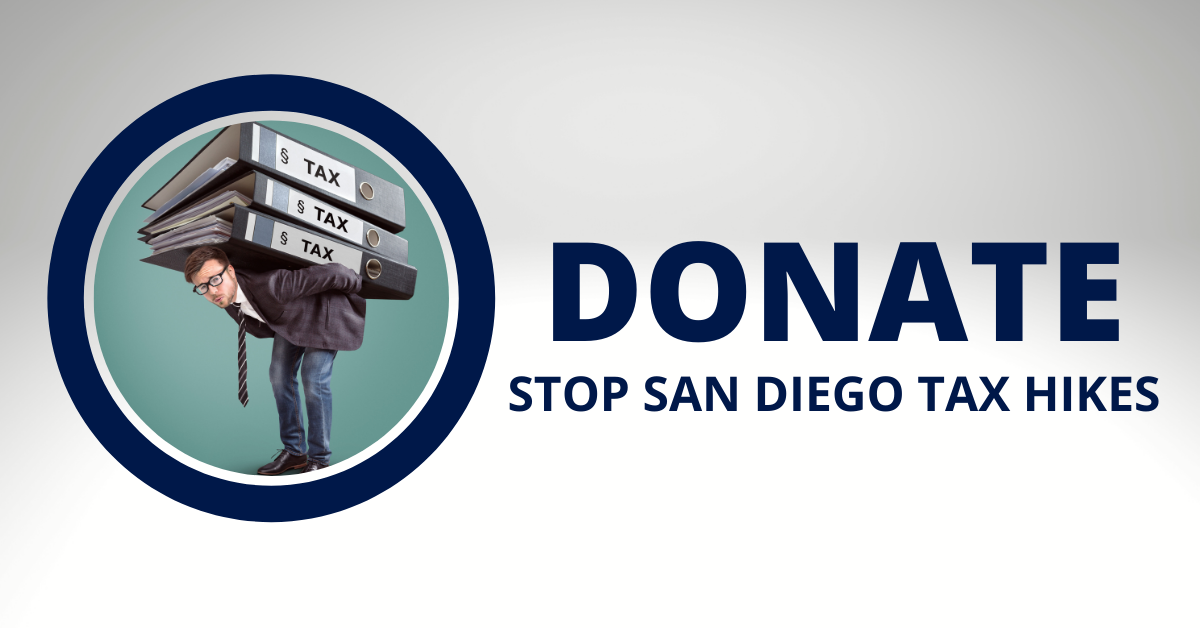 Donate  stop  san diego tax hikes