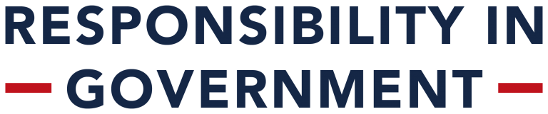 Responsibility in government logo 768x161
