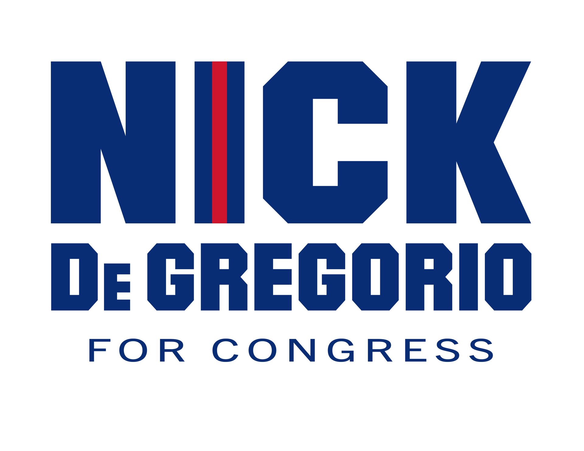 Nick de gregorio logo for congress