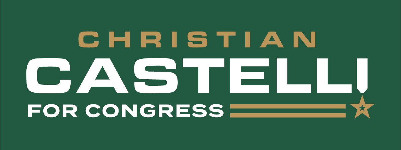Asset 4castelli logo reverse on green