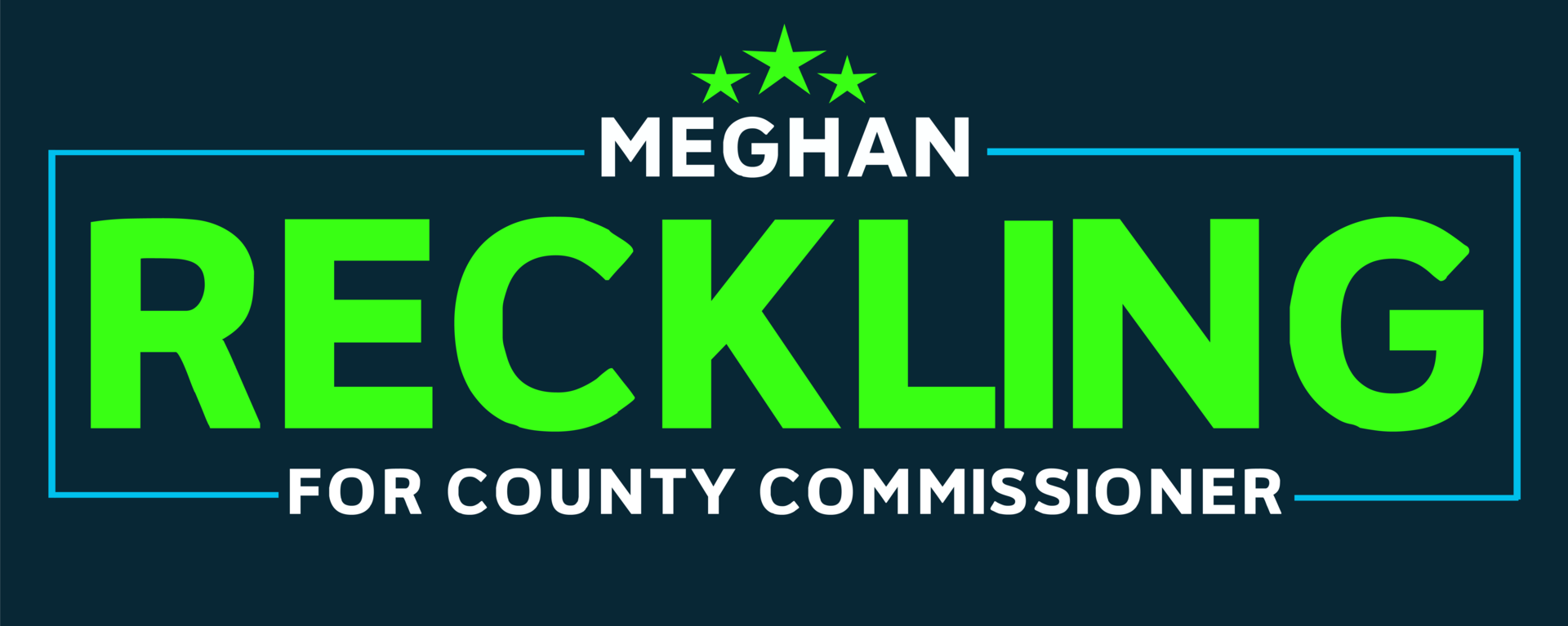 Reckling county commissioner logo green