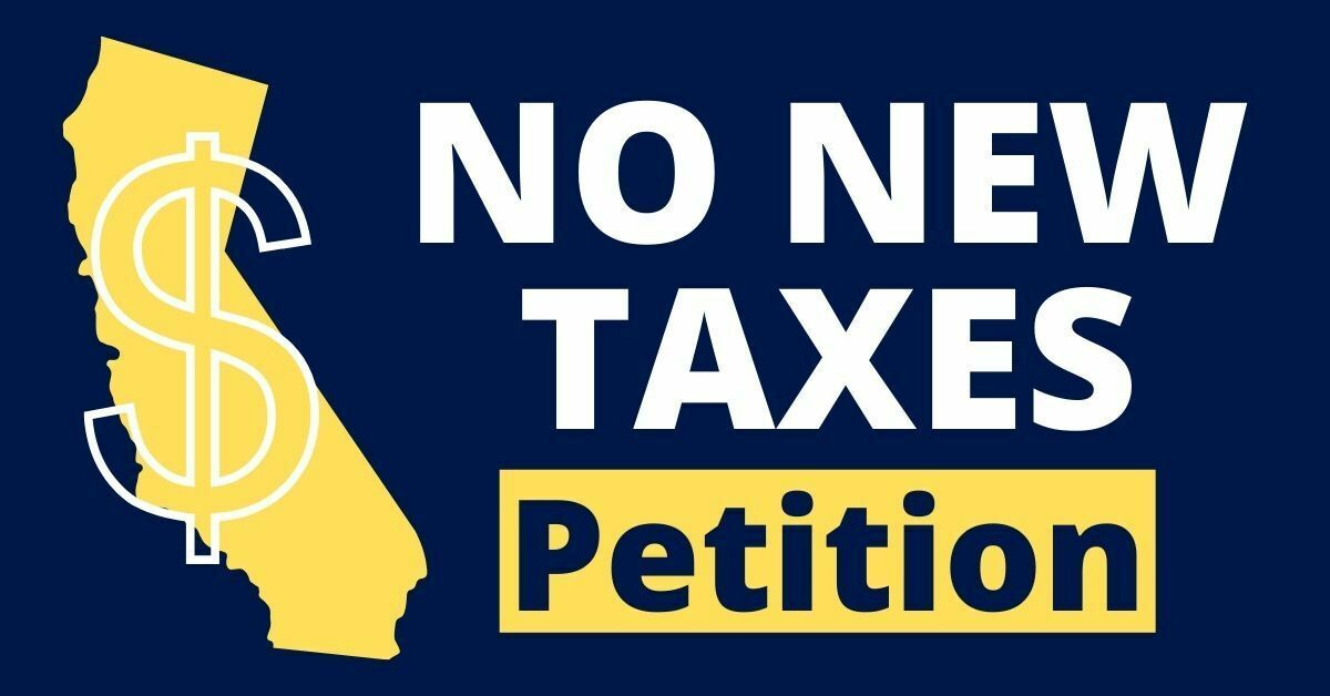 No new taxes petition