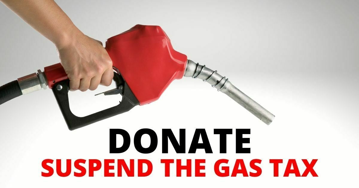 Donate suspend the gas tax