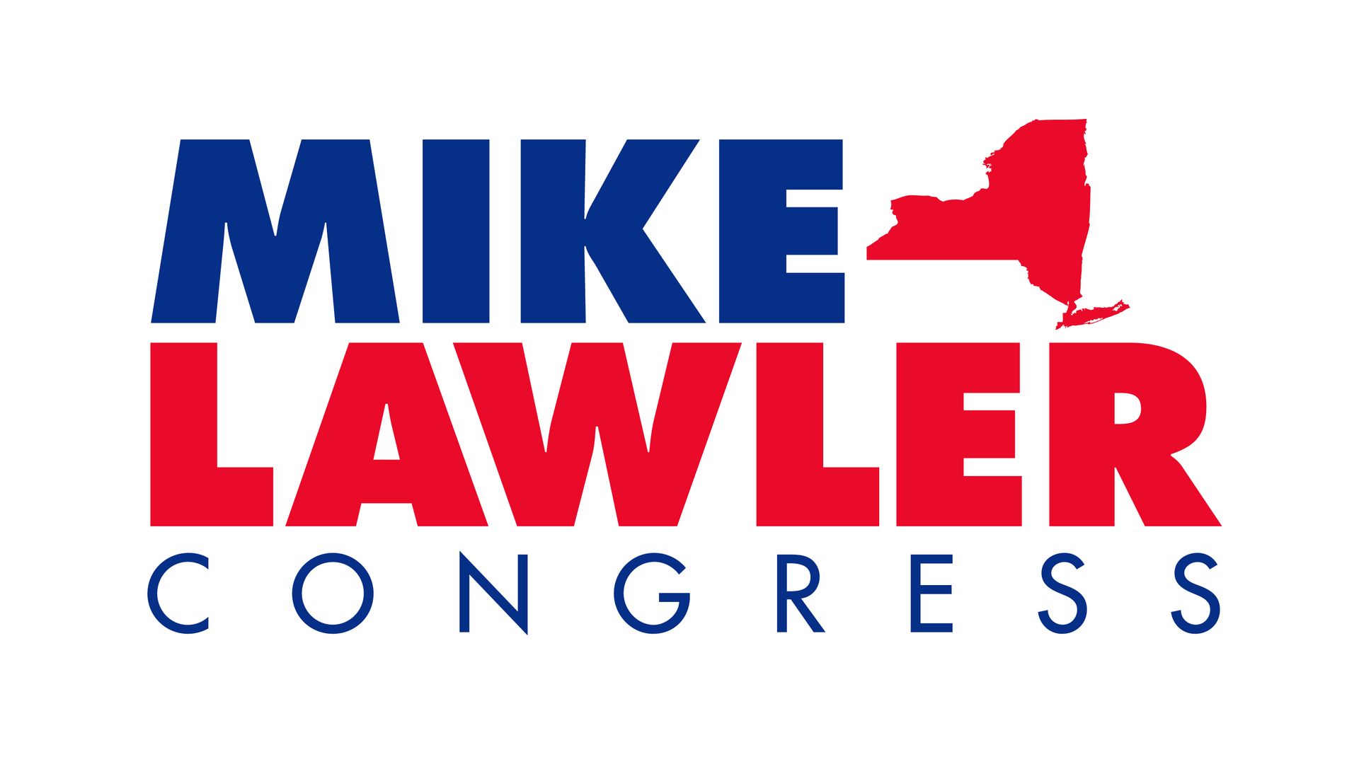 Mike lawler congress white logo