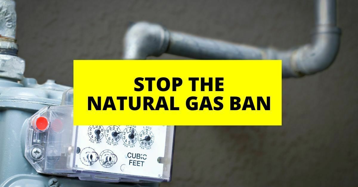 Natural gas ban