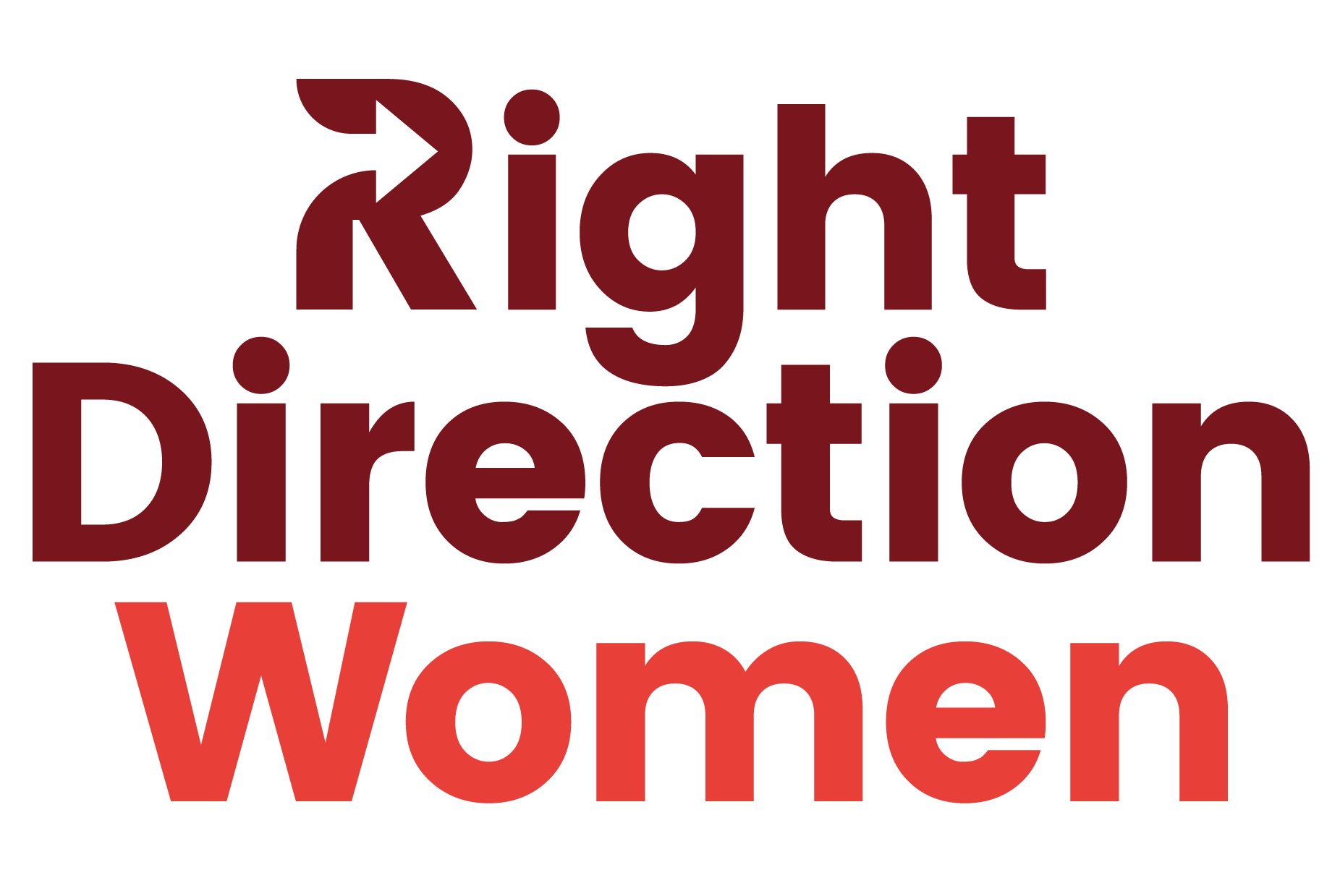 Rightdirectionwomen logo workfile rightdirection logo