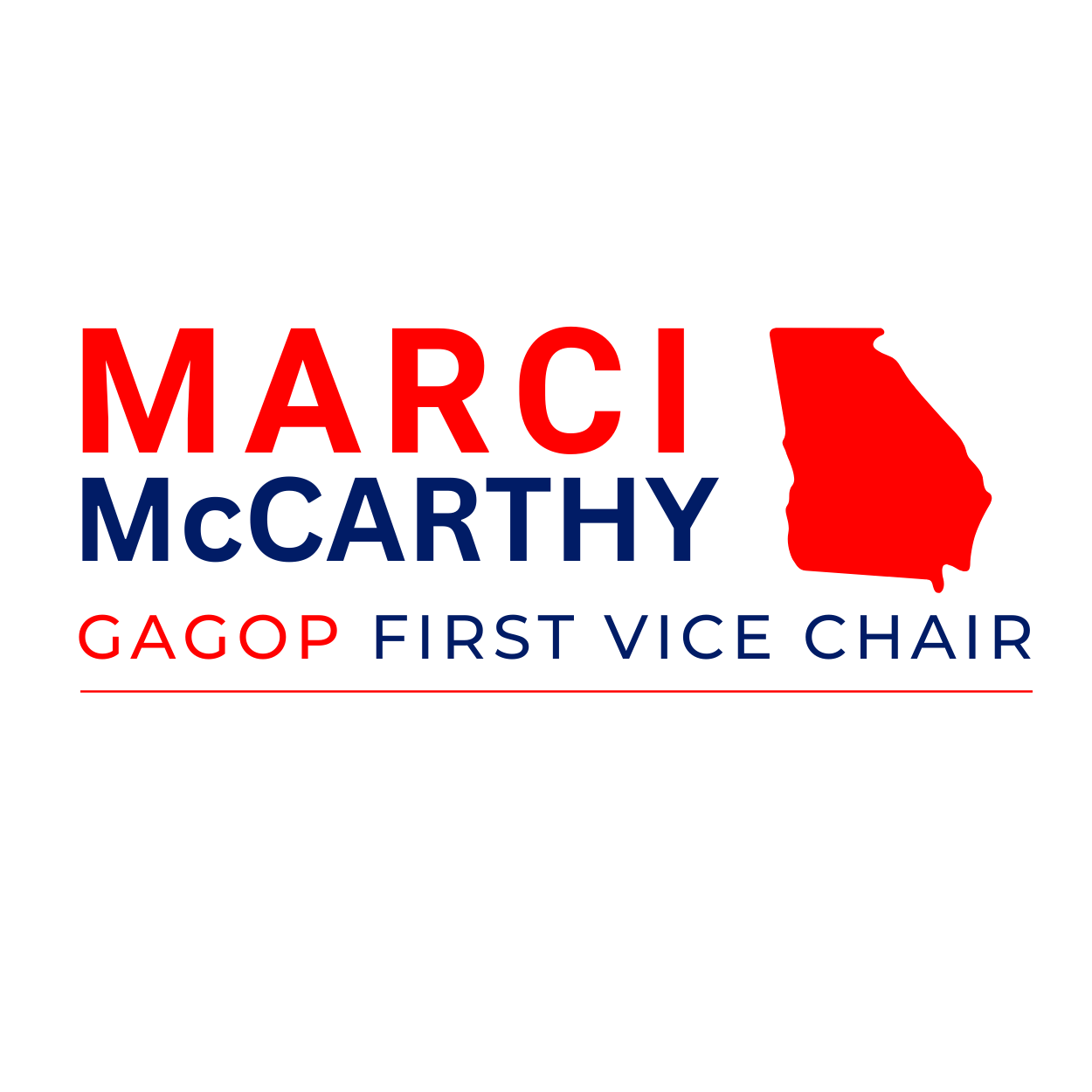 Marci mccarthy gagop first vice chairman logo final