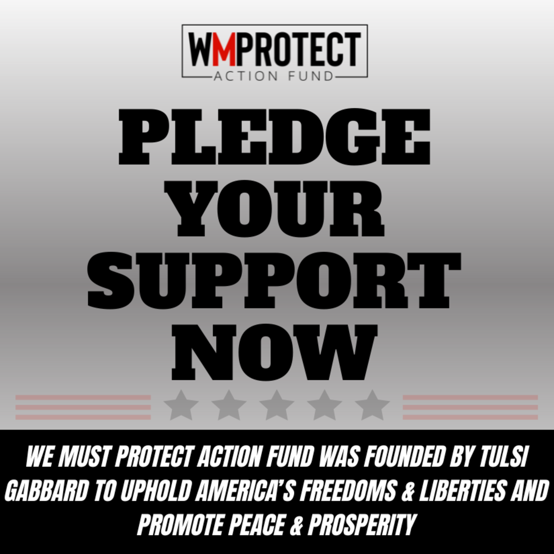 PLEDGE YOUR SUPPORT NOW >>>
