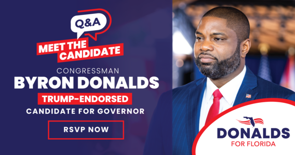 Q & A and Meet the Candidate Event with Byron Donalds