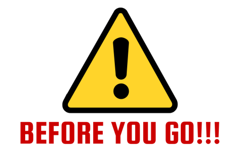 Wait, before you go...